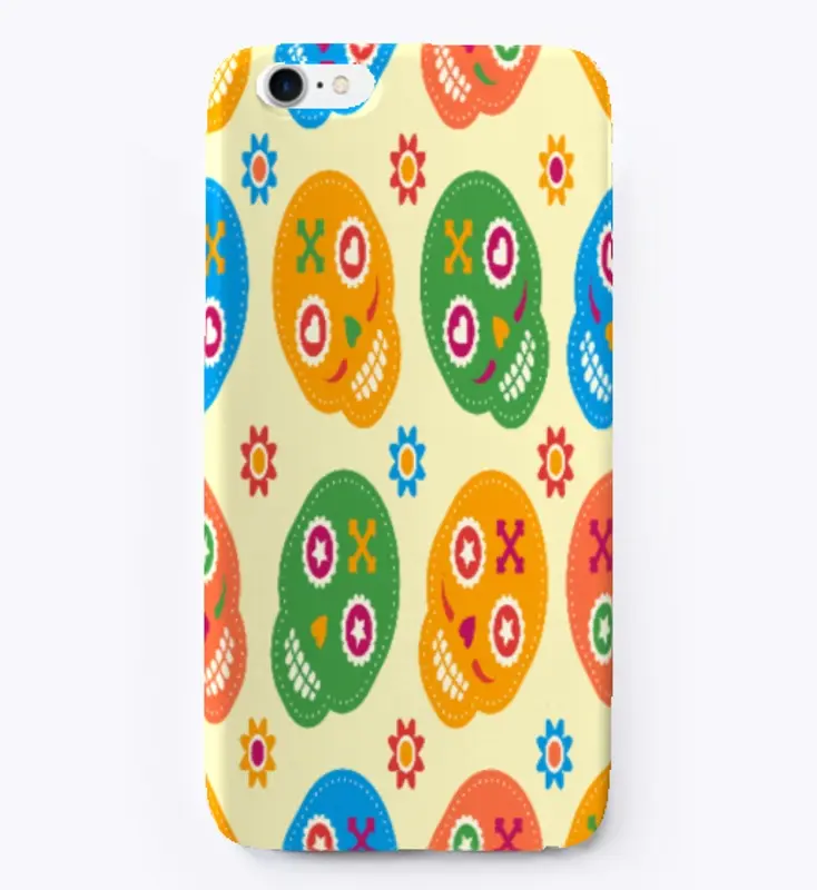 Skull Pattern iPhone Case