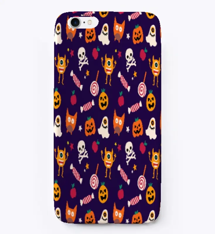 Halloween Pattern iPhone Case