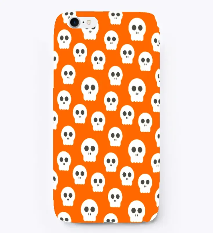 Halloween Ghost Pattern iPhone Case